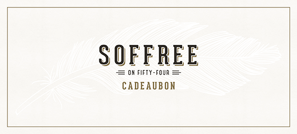 cadeaubon soffree on fifty-four voorkant
